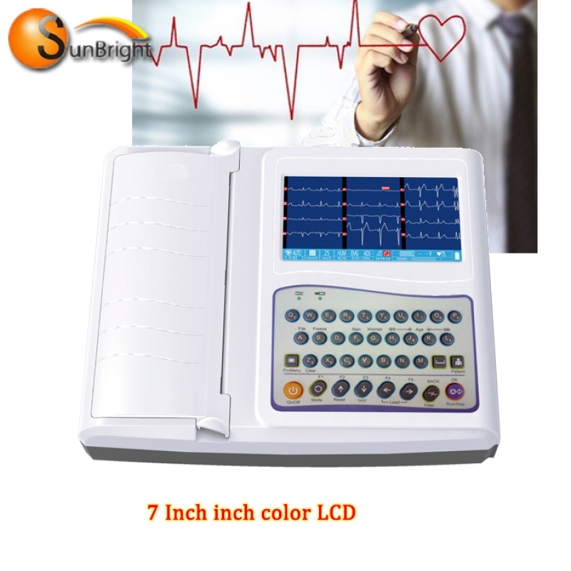 2020 최신 블루투스 심장 모니터 ecg 병원 장비 ecg 모니터 가격 휴대용 ecg 기계 LCD