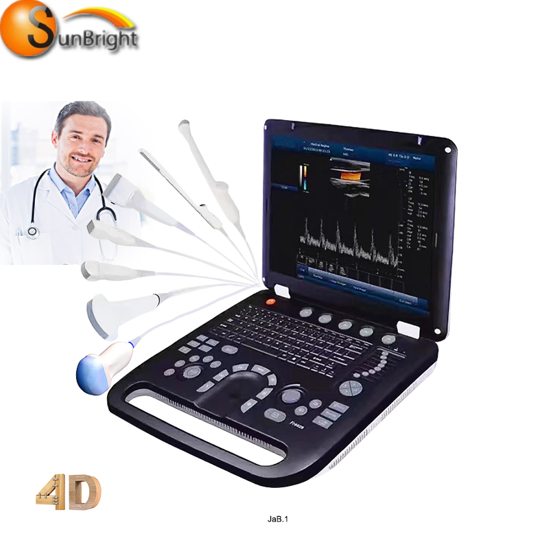 SUN-906B ähnliche Maschine Logiq Laptop MSK Ultraschallgerät Farbdoppler mit linearer Sonde
