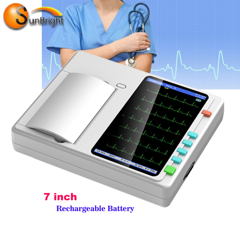 Home Health Care Digital Lcd Arm Blood Pressure with ECG monitor Machine for Measuring