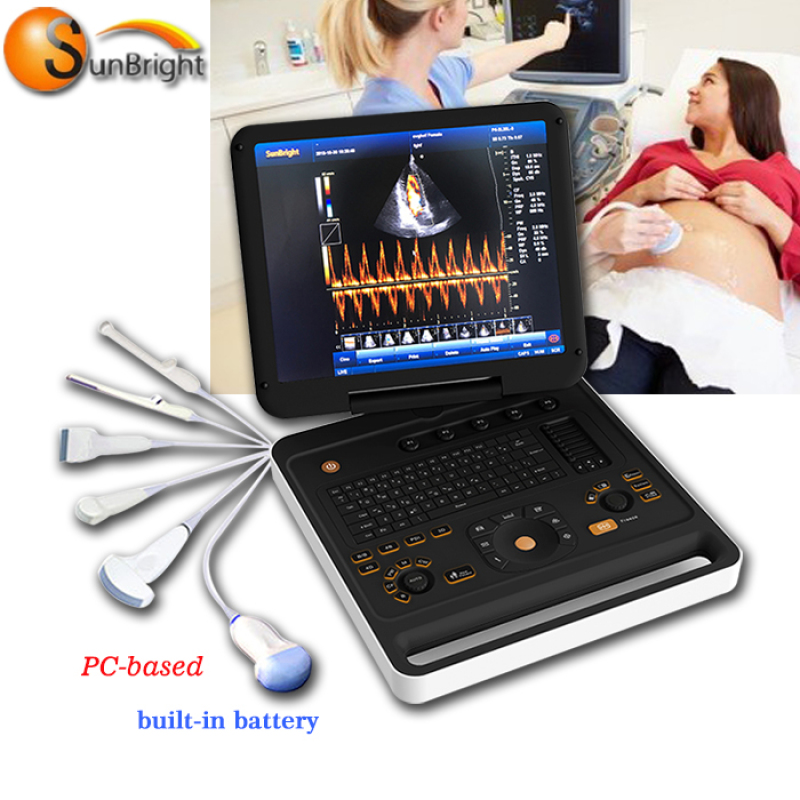 Ветеринар SUN-906A використовує кольоровий ультразвуковий ультразвуковий апарат для ноутбука