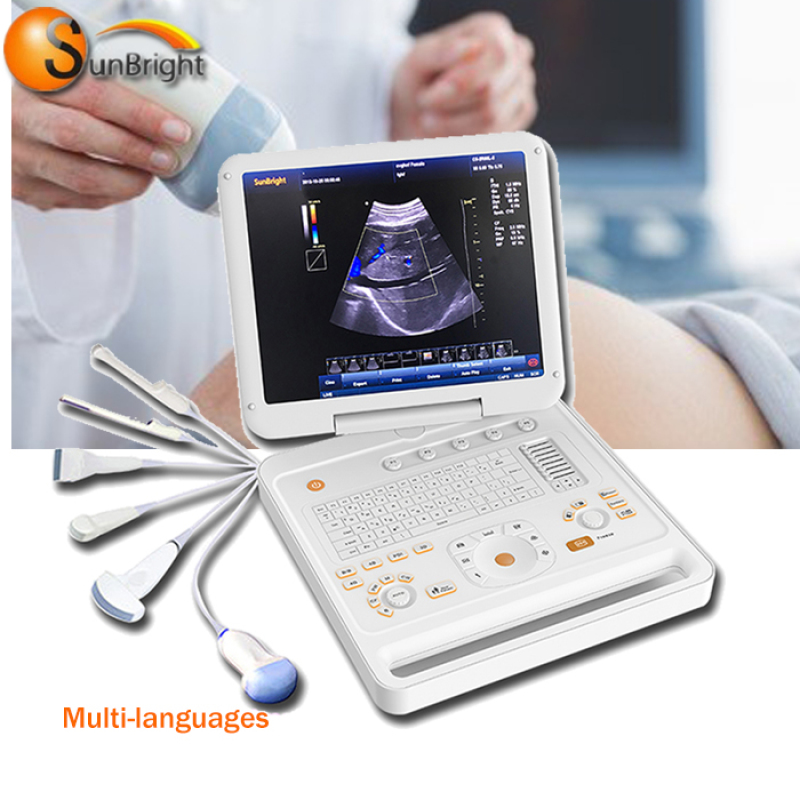Portable laptop color doppler 3D ultrasound scanner machine with lowest price