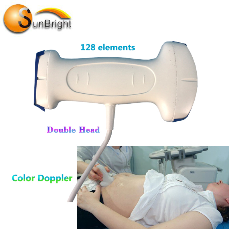 High end Doppler double head usb ultrasound machine