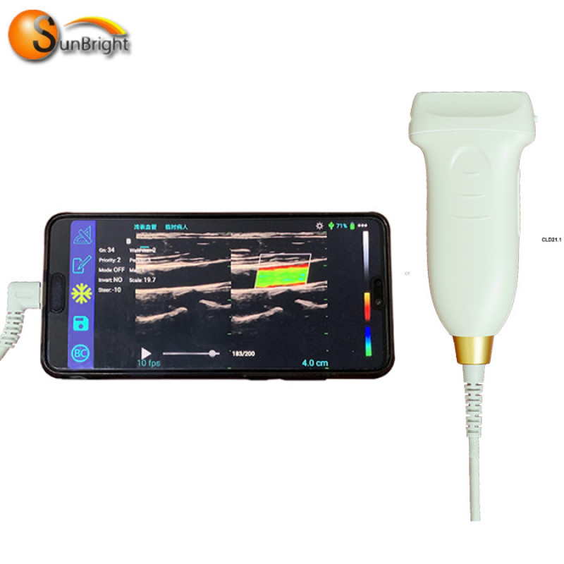 Hottest sale handheld USB CW Doppler linear probe colour doppler ultrasound Linear probe