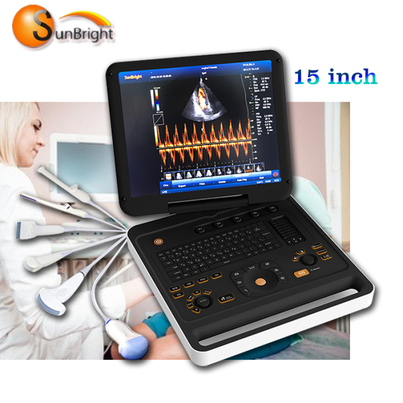 Escáner de ultrasonido médico de alta gama SUN-906B con certificación CE, Doppler color 4D