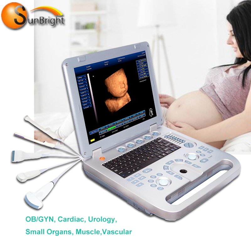 high end 3D black white ultrasound laptop scanner machine