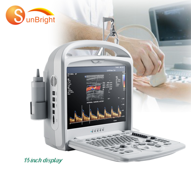 advanced full digital high intensity medical portable color doppler ultrasound scanner for horse