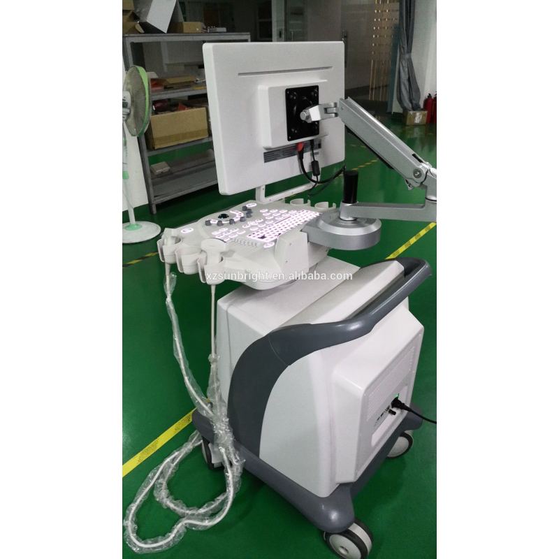 Doppler color doppler ultrasound machine trolley Stationary 4D CW 192 elements ultrasound machine urology scanner