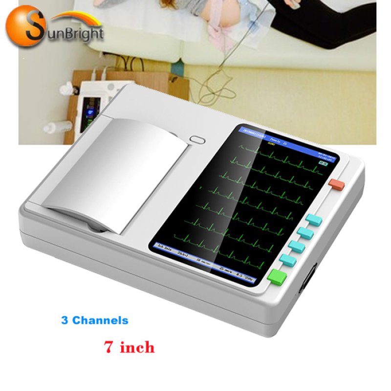 high digital medical portable clinical ICU ecg machine
