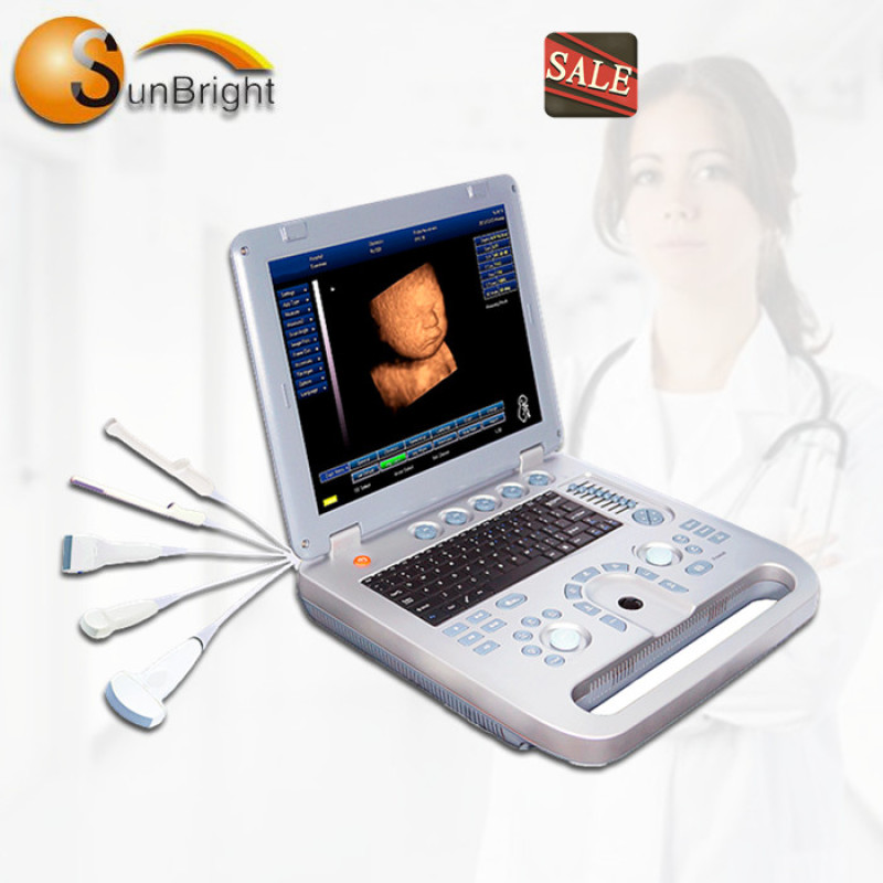 Apparecchiatura medica ad ultrasuoni veterinaria 3D a colori Sunbright