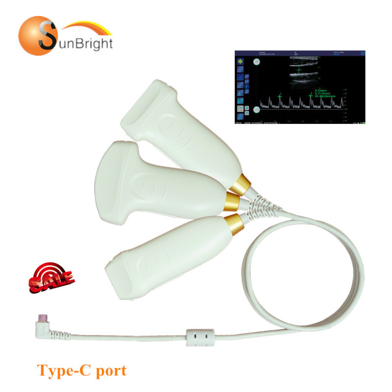 128 elements USB linear ultrasound probe carotid artery testing best price