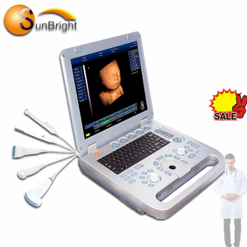 Portable Black and White cardiology ultrasound scanner transducer