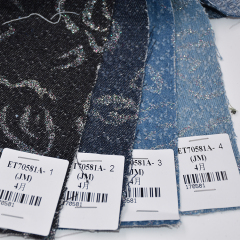Покрашенная оптовая толстая шотландка штока краски связи выбивая напечатанную таможней ткань джинсовой ткани жаккарда для одежды рубашки