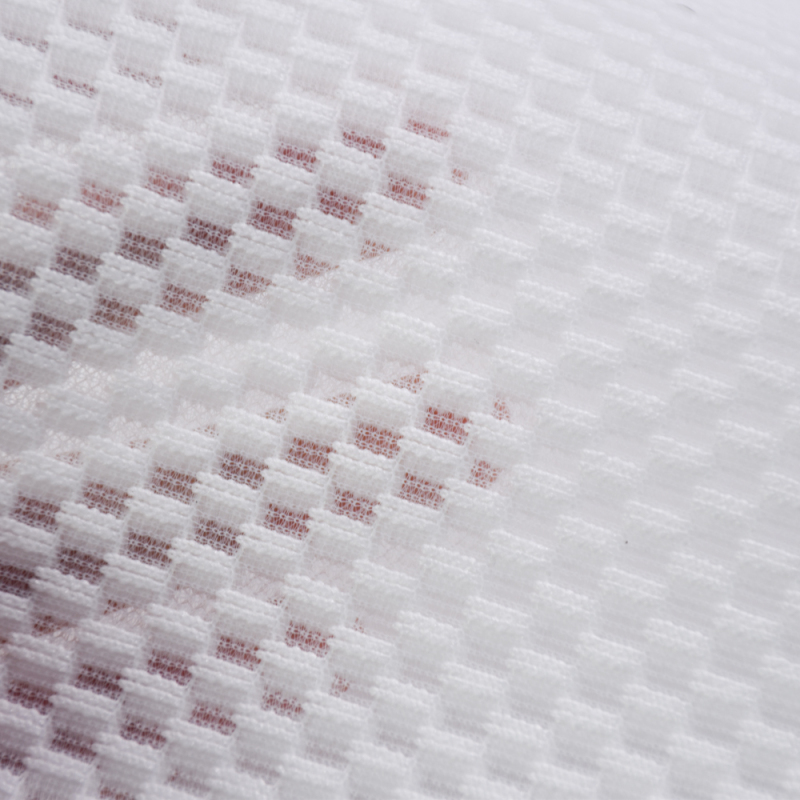 Manufacturer shoes material sandwich mesh 100% polyester knitted fabric for sports shoes