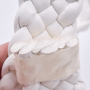 Hot Sale Soft Touch Handmade Weave Semi Finished Products Pu Woven Synthetic Leather For Sandal Upper