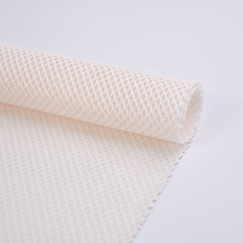 Wholesale Solid Color 100% Polyester 3D Mesh Fabric For Sport Shoes