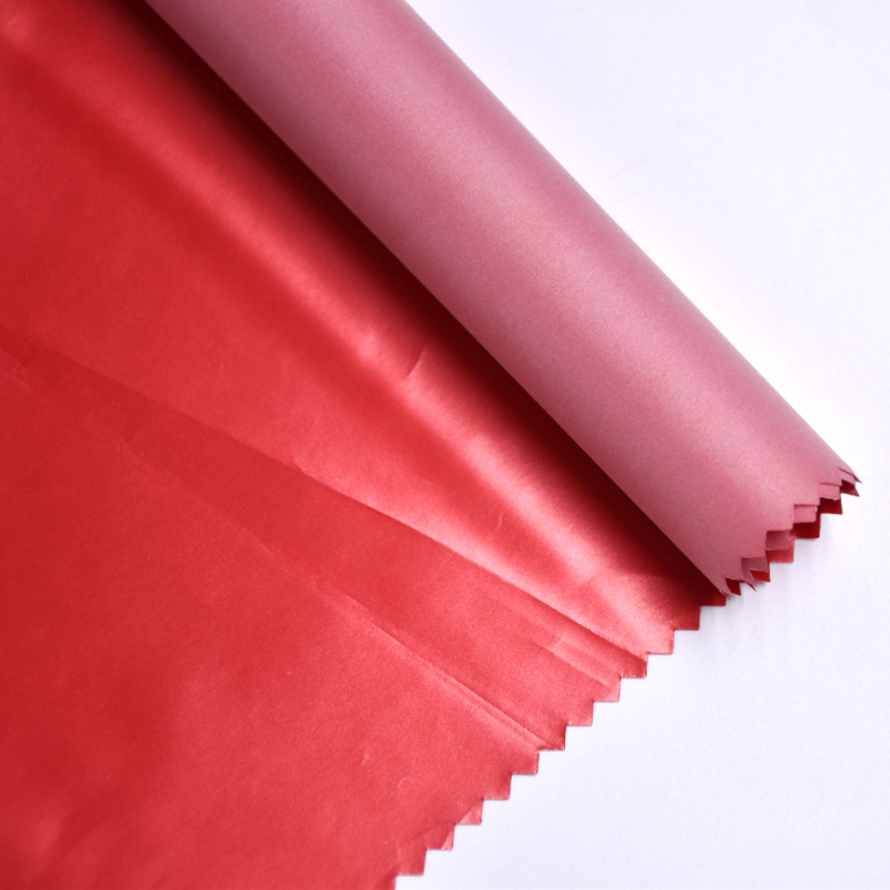 SK229062 soft skin-feeling material suitable for garment leather  0.2MM  thickness  backing Pongee Made in China factory