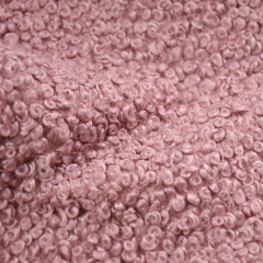Радужная односторонняя гранулированная ткань из овечьего меха с пузырьковым мехом, французская терри, полиэстер, флис, шерпа