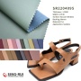 Custom sale 1.5mm vacuum emboss faux pvc artificial leather fabric for shoe sandals