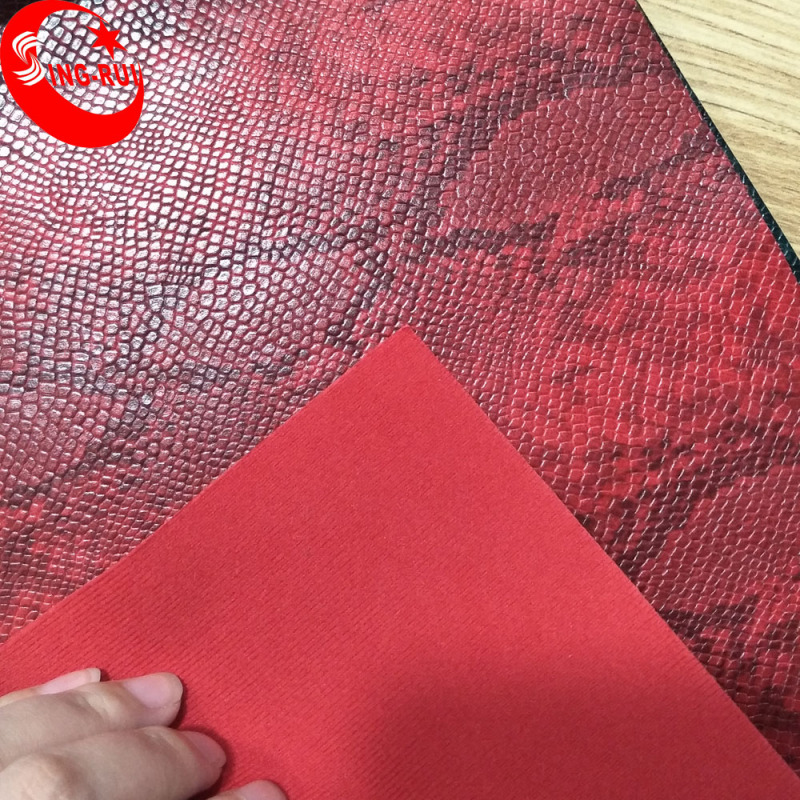 PU Leather For Bags Imitation Snake Skin Pattern For Bag