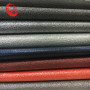 Metal Film Woven Backing Pu Leather For  Shoes