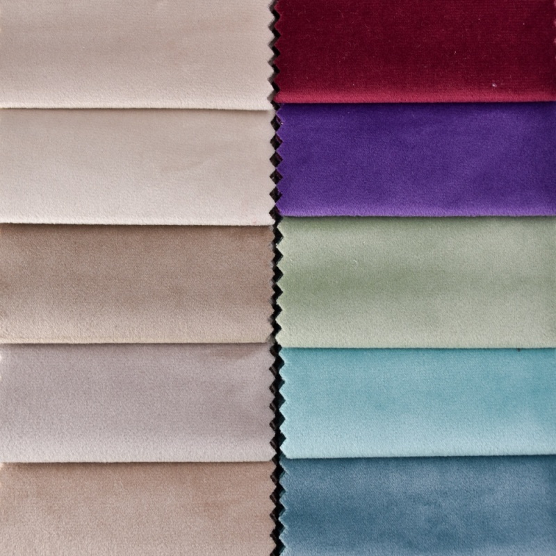 Sing-rui Comfortable Velvet Sofa Fabric Composite Warp Knitted Fabric and Sofa Upholstery Fabric