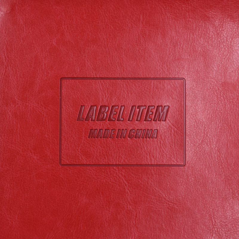 High Quality Hot Stamping Custom Logo Embossed Pu Leather Labels Patches for Jeans and Bags
