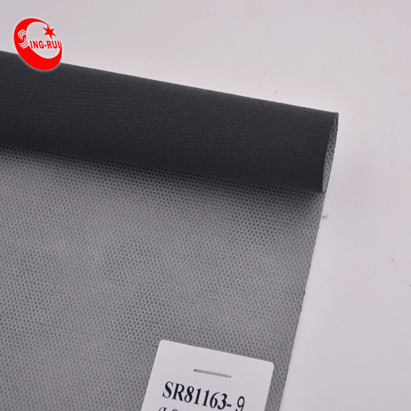 Hot Sale Pu Embossing Leather Imitation Mesh fabric for autumn and winter men's shoes