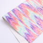 Colorful Tiny Glitter Leather Fabric In Synthetic Leather Shoes Material