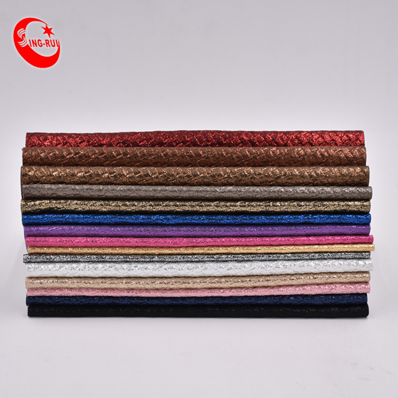 High Quality New Shining Foiled Shoes Fabric