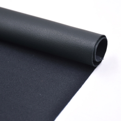 Dmf Free Pu связанная кожа 100% Rpet Backing Fabric Не содержит растворителей 100% Waterborne Recycled Leather для сумки