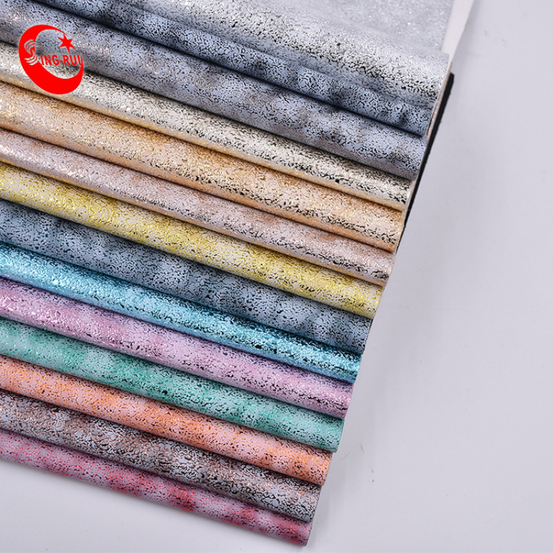Pu Fabric Wenzhou Hot Blanching Technology Shiny Pu Leather Fabric