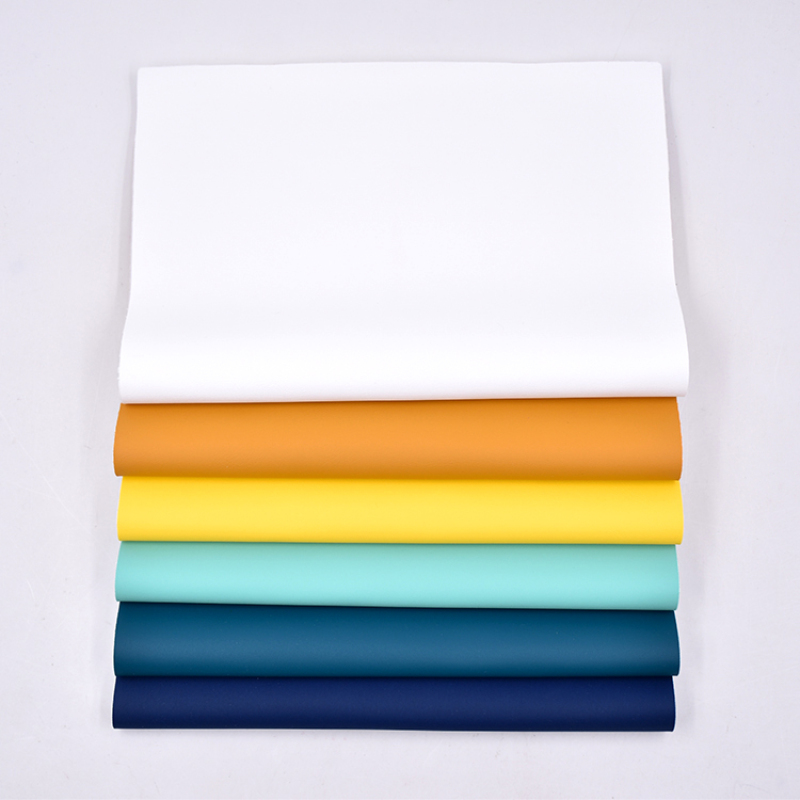 High Quality eco-friendly synthetic leather excellent moisture permeabilit touch silicone leather Suitable for babies