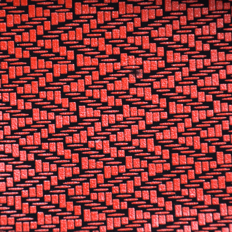 Support Free Cutting Custom Design 3D Printed Cross Grained Vinyl Faux Synthetic Nobuck Leather Sheet For Men Shoes