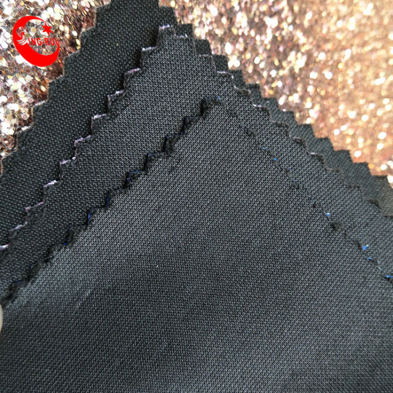 Hot Selling Shiny Chunky Glitter Leather Fabric Wallpaper