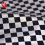 Colorful Square Black White Colour Design Shiny Fine Velvet Glitter Synthetic Pu Leather Fabric For Making Shoes Bags