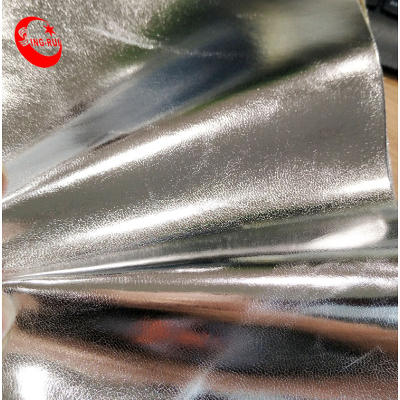 Release Paper Pattern Metallic Foiled Synthetic Shoe Lining Shoe Sole Material