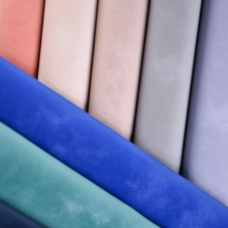 Manufacturer 1.5mm soft touch pu leather material for making shoes leather