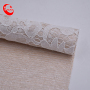 Pretty Selling Soft Mesh Pu Embroidery Lace Knitted Fabric