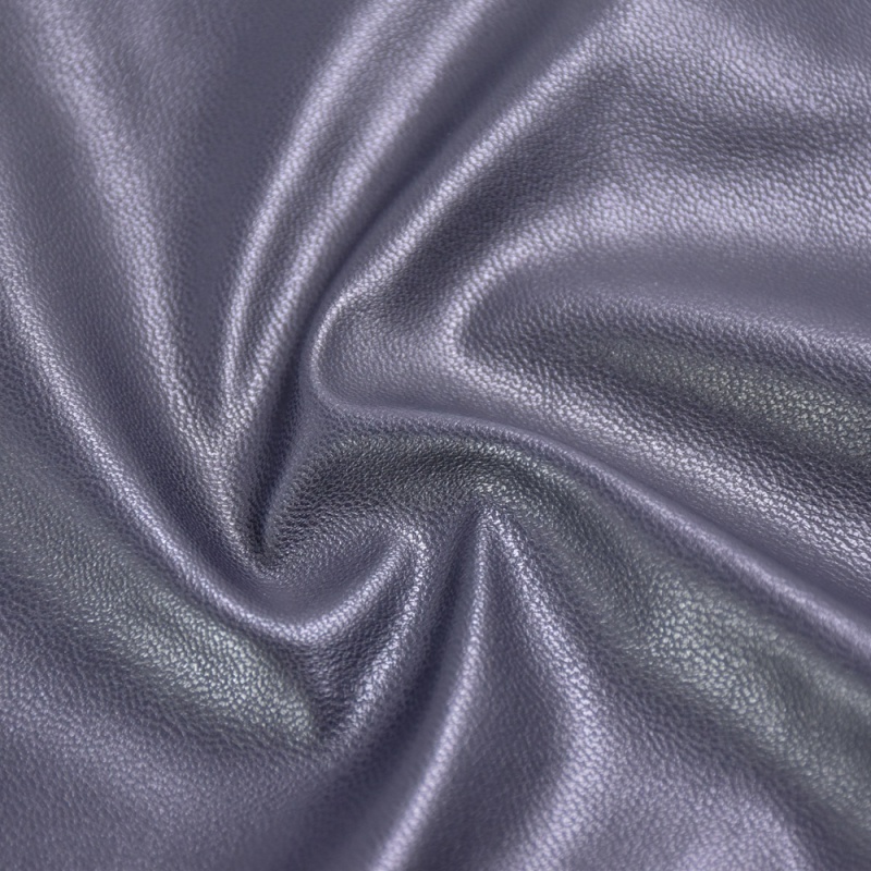 Recycled 100% RPET waterbase pu recycled leather fabric for garments made from plastic bottles