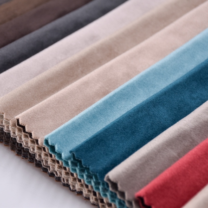 Sing-rui Wholesale Sofa Fabric Velvet Textile 100% Polyester Holland Velvet Upholstery Fabrics For Furniture
