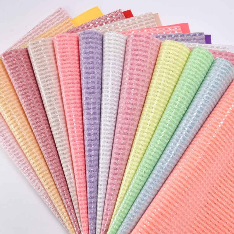 Metal Wire Mesh Knitted Base Designer Fabric For Shoes