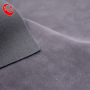 High Quality Suede Brushed Embossed Synthetic Artificial Cotton Imitation cotton velvet Backing PU Leather Fabric for men shoes