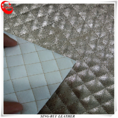 Изделия из фольгированной вышивки из искусственной кожи для изготовления ботинок из искусственной кожи