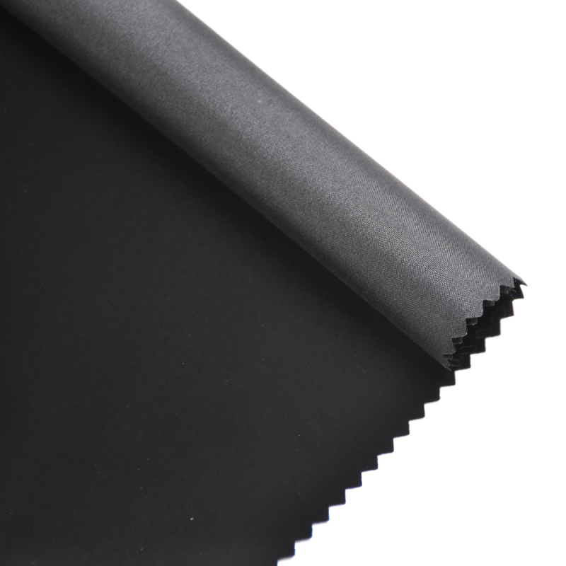 SK229057 soft skin-feeling material suitable for garment leather  0.2MM  thickness  backing Pongee Made in China factory