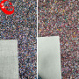 Very Popular Wenzhou Shiny 3D Chunky Glitter Leather Fabric