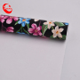 Pu Faux Leather Factory Flower Print Leather Fabric for bag