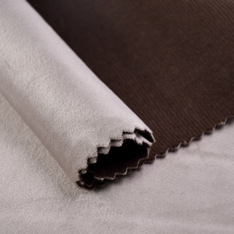 Sing-rui Comfortable Velvet Sofa Fabric Composite Warp Knitted Fabric and Sofa Upholstery Fabric