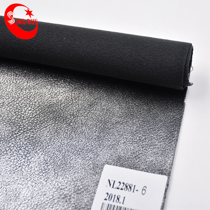 Glitter Oil Fabric Synthetic Leather For Marking Shoes