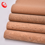 High quality portugal Natural cork fabric no harmful Portugal bag wallet recycle pu vegan natural cork sheet leather