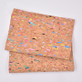 Low Moq Stock Portugal Real Wood Design Printing Cork Fabric Eco-Friendly Textile Pu  Leather Textile For Bag Wallet